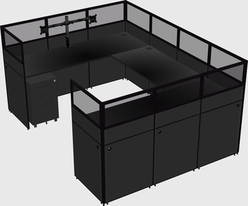 Cabine en u