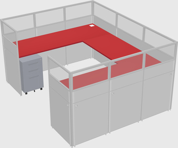 Cabine en u
