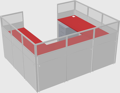 Cabine en u