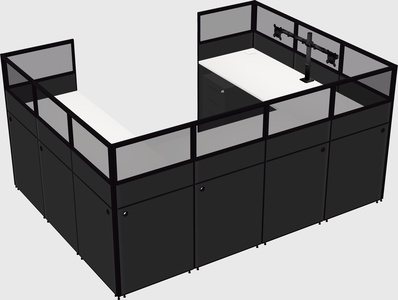 Cabine en u
