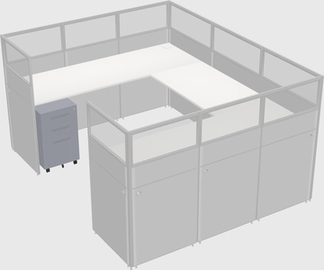 Cabine en u