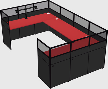 Cabine en u
