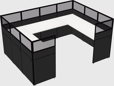 Cabine en u
