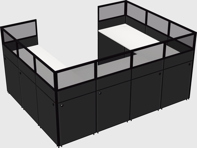 Cabine en u