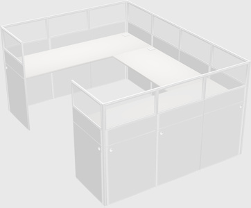 Cabine en u