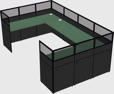 Cabine en u
