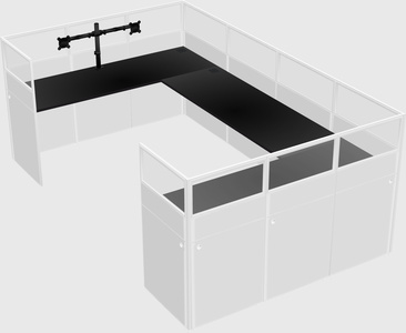 Cabine en u