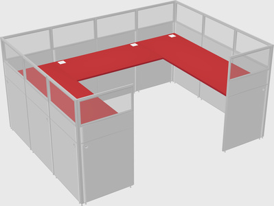 Cabine en u