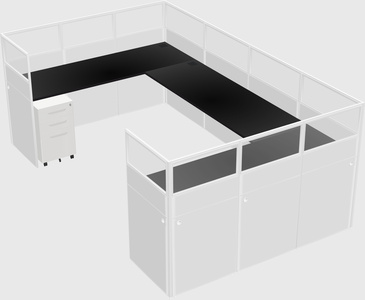 Cabine en u