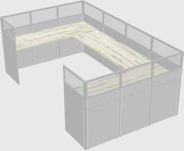 Cabine en u
