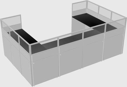 Cabine en u