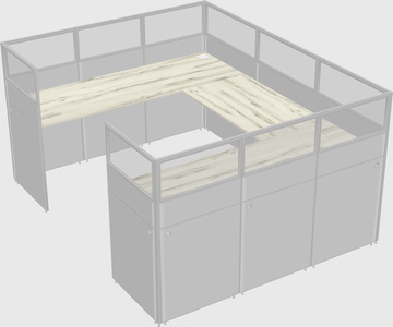 Cabine en u