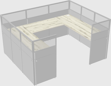 Cabine en u