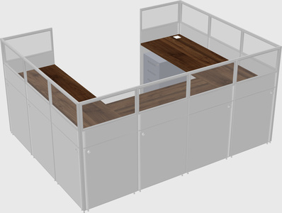 Cabine en u