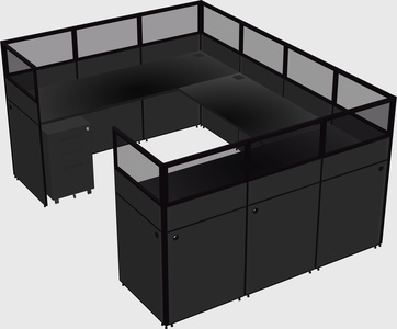 Cabine en u