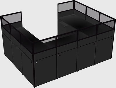 Cabine en u