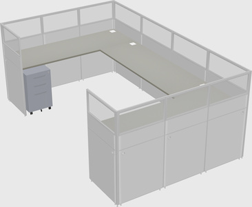 Cabine en u
