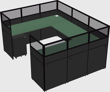 Cabine en u