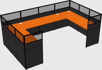 Cabine en u