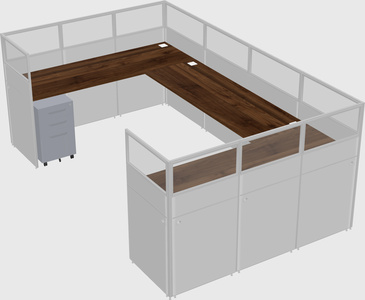 Cabine en u