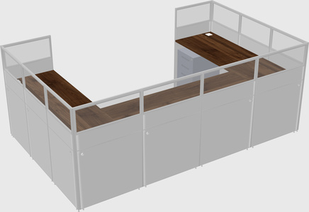 Cabine en u