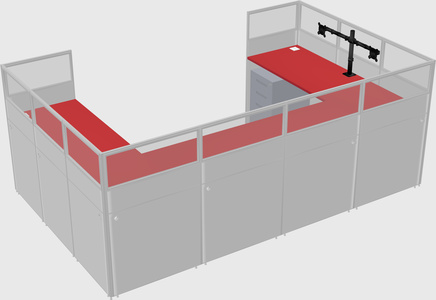 Cabine en u
