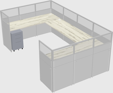 Cabine en u