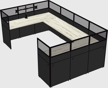 Cabine en u