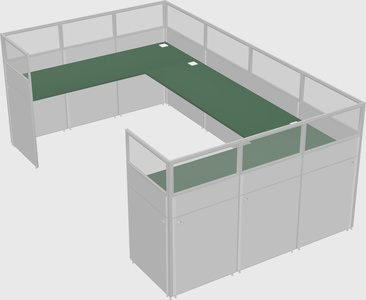 Cabine en u