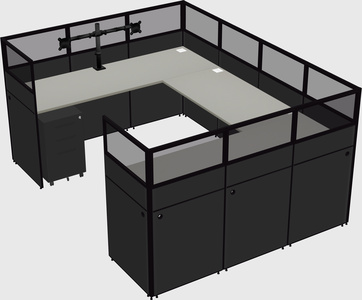 Cabine en u
