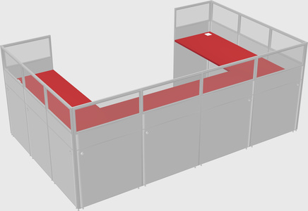 Cabine en u