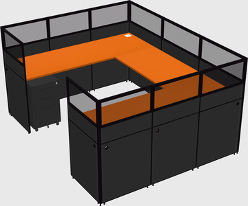 Cabine en u