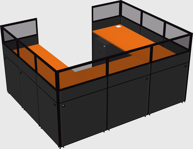 Cabine en u