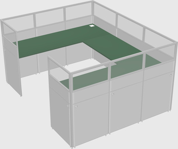 Cabine en u