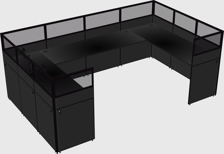 Cabine en u