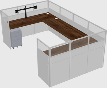 Cabine en u