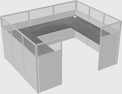 Cabine en u