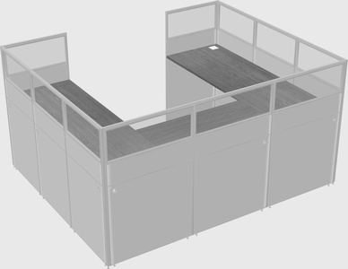 Cabine en u