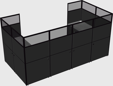 Cabine en u