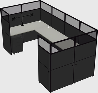 Cabine en u