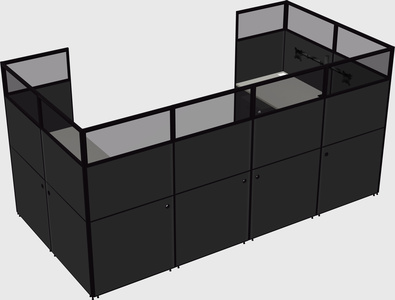 Cabine en u