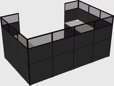 Cabine en u