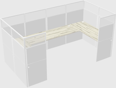 Cabine en u