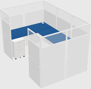 Cabine en u