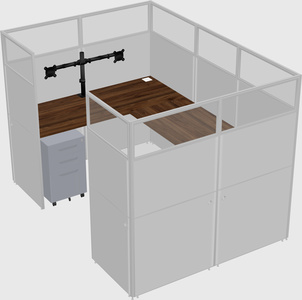 Cabine en u