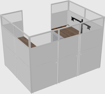 Cabine en u
