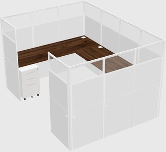 Cabine en u