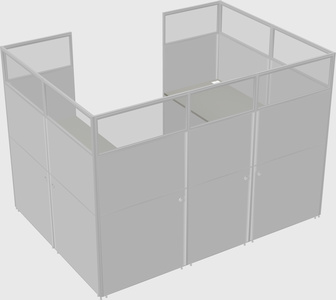 Cabine en u
