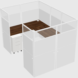 Cabine en u