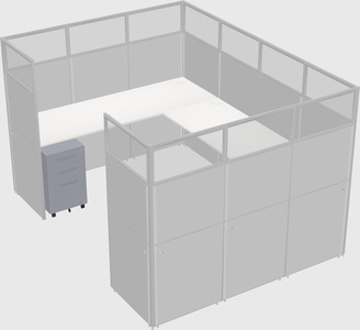 Cabine en u